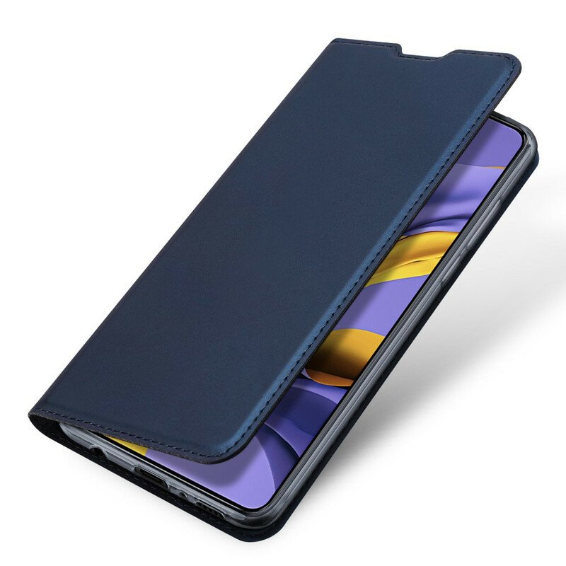 Folio-fodral Samsung Galaxy A51 Läderfodral Skin Pro Dux Ducis