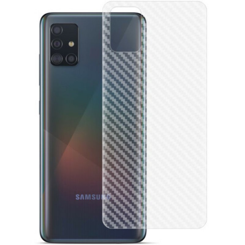 Ryggskyddsfilm För Samsung Galaxy A51 Carbon Style Imak