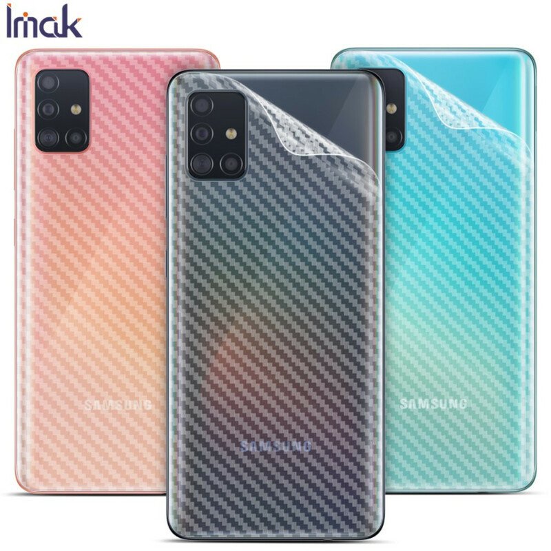 Ryggskyddsfilm För Samsung Galaxy A51 Carbon Style Imak