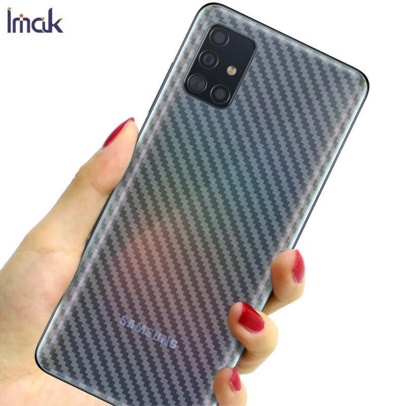 Ryggskyddsfilm För Samsung Galaxy A51 Carbon Style Imak