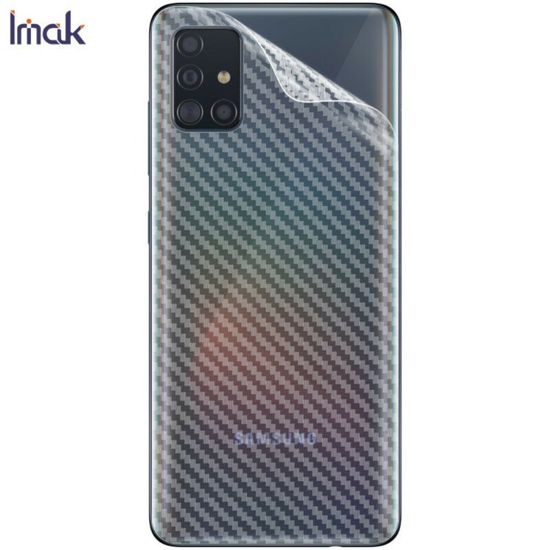 Ryggskyddsfilm För Samsung Galaxy A51 Carbon Style Imak