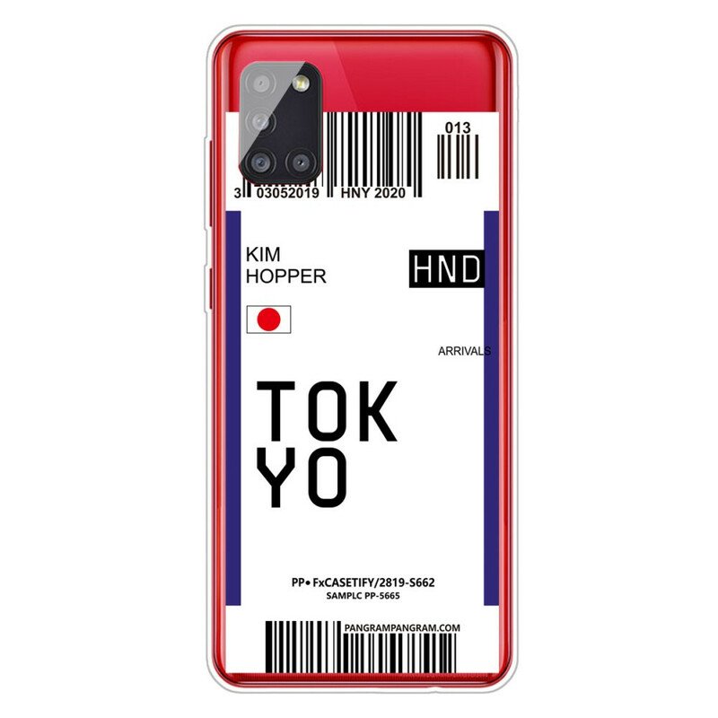 Skal Samsung Galaxy A51 Boardingkort Till Tokyo