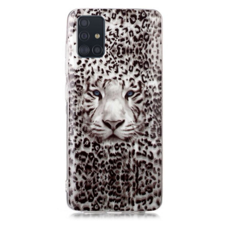 Skal Samsung Galaxy A51 Leopard Fluorescerande