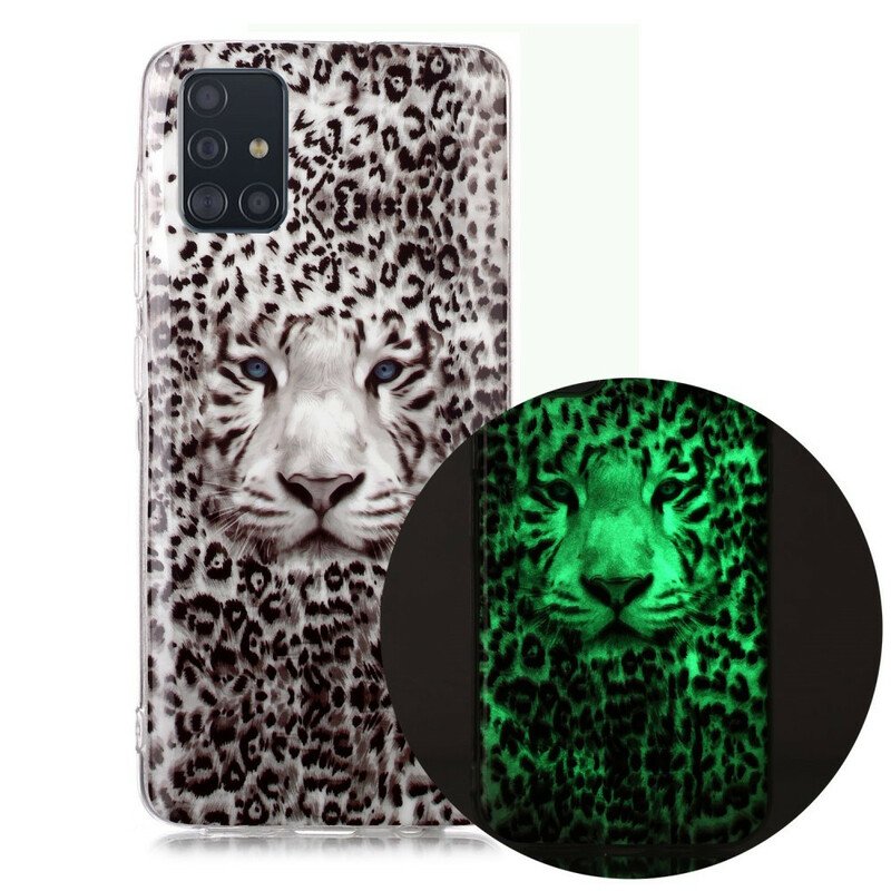 Skal Samsung Galaxy A51 Leopard Fluorescerande