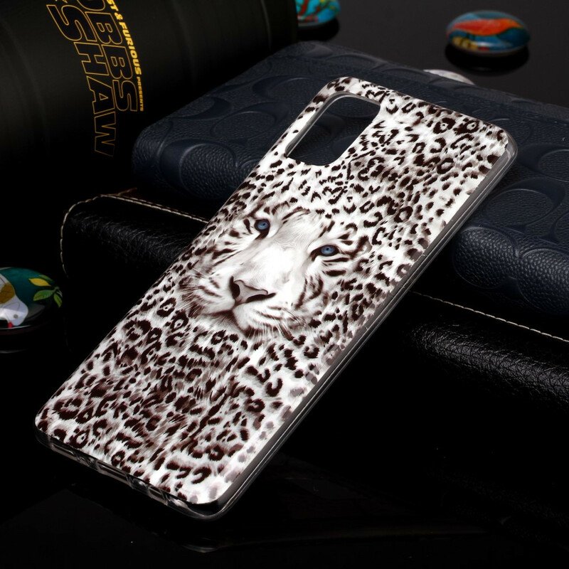 Skal Samsung Galaxy A51 Leopard Fluorescerande