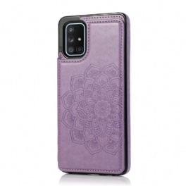 Skal Samsung Galaxy A51 Mandala Print Korthållare