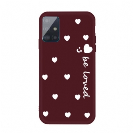 Skal Samsung Galaxy A51 Silikon Heart Be Loved