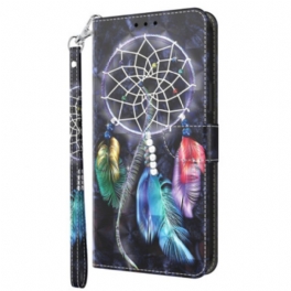 Folio-fodral Google Pixel 7A Med Kedjar Strap Dream Catcher