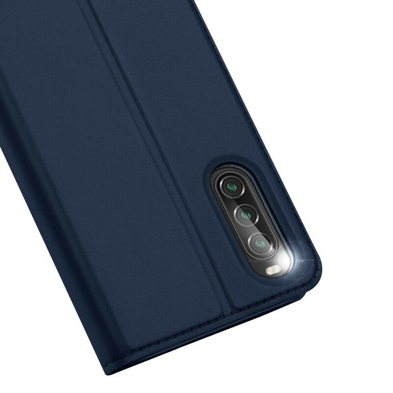 Folio-fodral Sony Xperia 10 II Läderfodral Skin Pro Dux Ducis